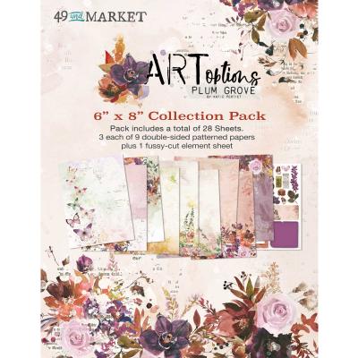 49 And Market ARToptions Plum Grove Designpapiere - Collection Pack